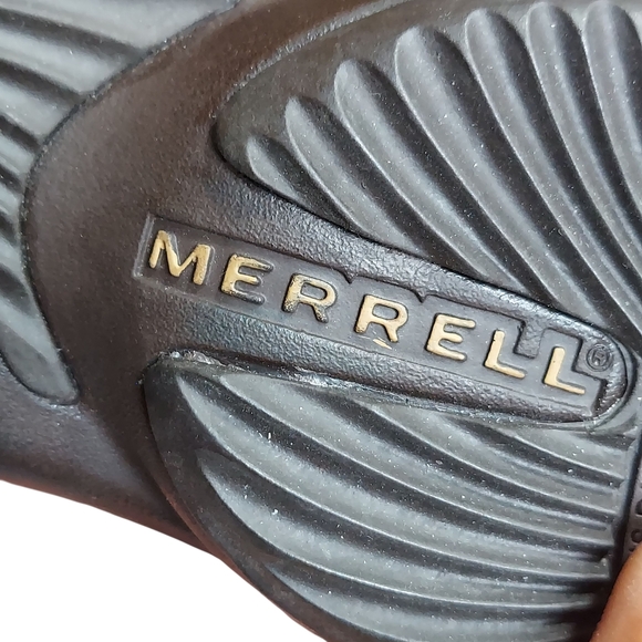 Merrell Brown Leather Flats with Classic Design - Picture 12 of 16